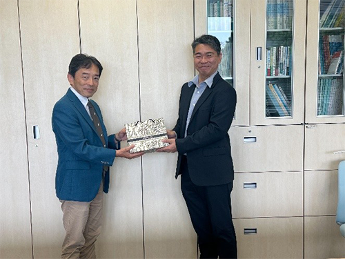 海外協定校タイ・バンコク大学より学長・副学長への表敬訪問②