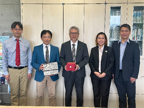 海外協定校タイ・バンコク大学より学長・副学長への表敬訪問③